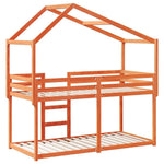 Stapelbed Met Bedhuis Massief Grenenhout