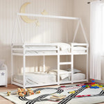 Stapelbed Met Dak Massief Grenenhout