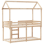Stapelbedframe Zonder Matras Massief Grenenhout