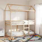 Stapelbedframe Zonder Matras Massief Grenenhout