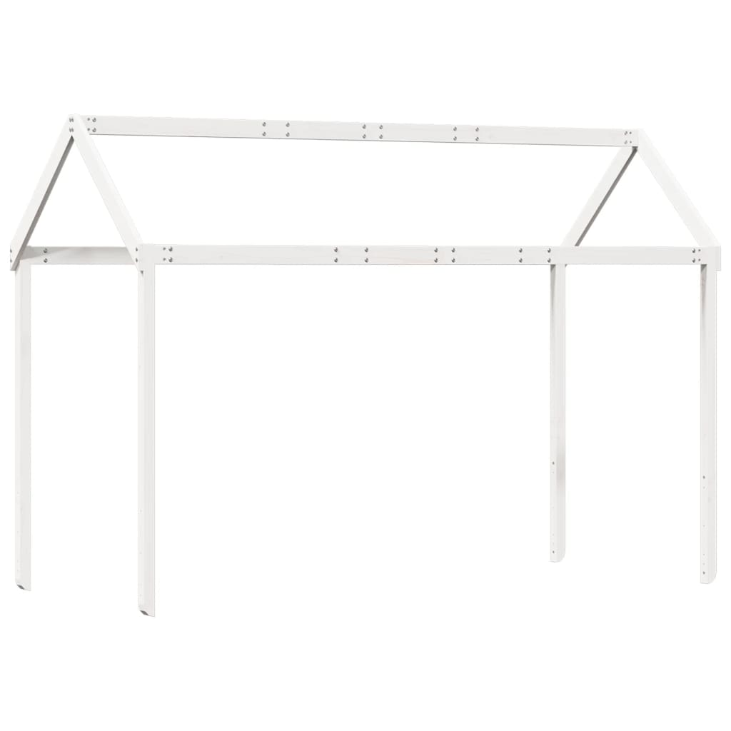 Stapelbed Met Dak Massief Grenenhout