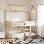 Stapelbedframe Zonder Matras Massief Grenenhout