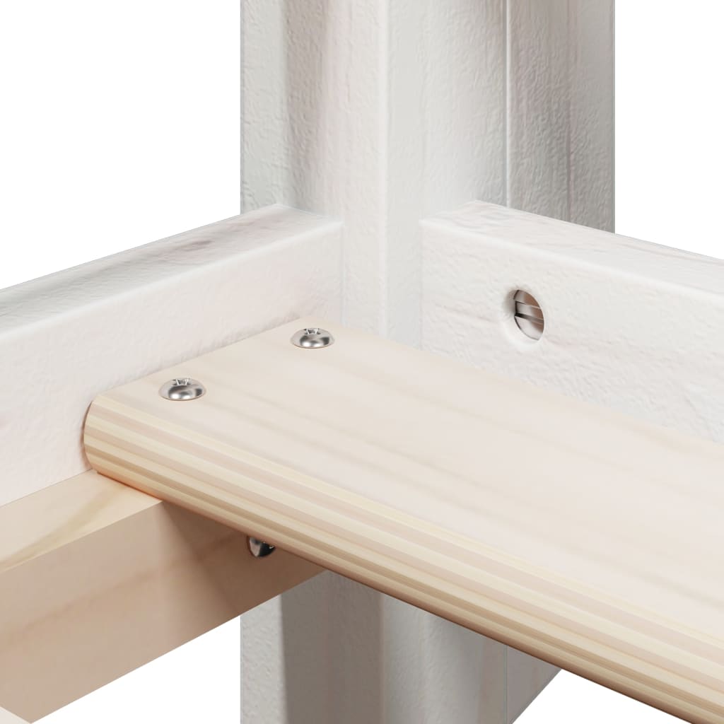 Stapelbed Met Dak Massief Grenenhout