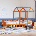 Kinderbedset Met Huisje Massief Grenenhout