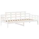 Kinderbed Met Huisje En Bankje Massief Grenenhout