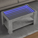 Salontafel Met Led Bewerkt Hout Eiken