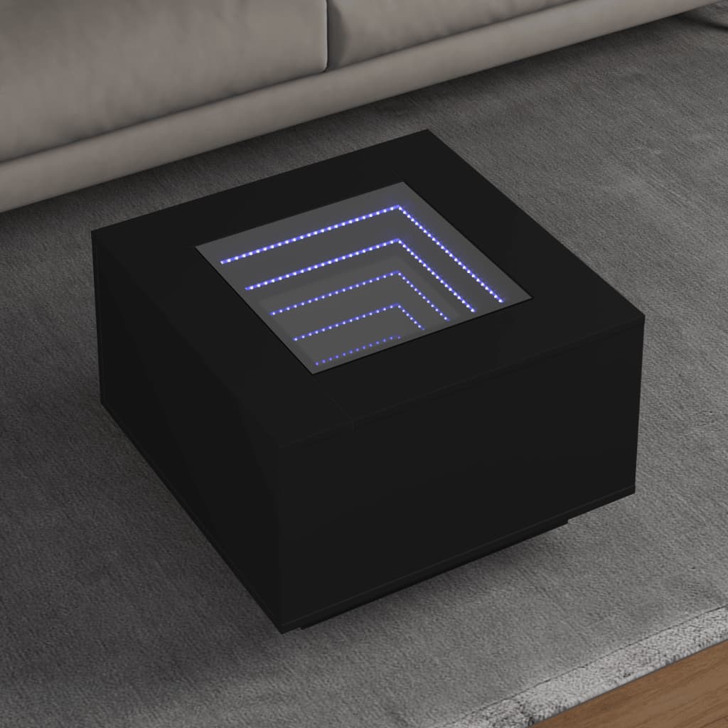 Salontafel Met Infinity Led Eiken
