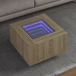 Salontafel Met Infinity Led Eiken