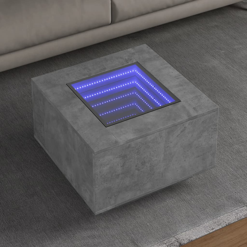 Salontafel Met Infinity Led Eiken