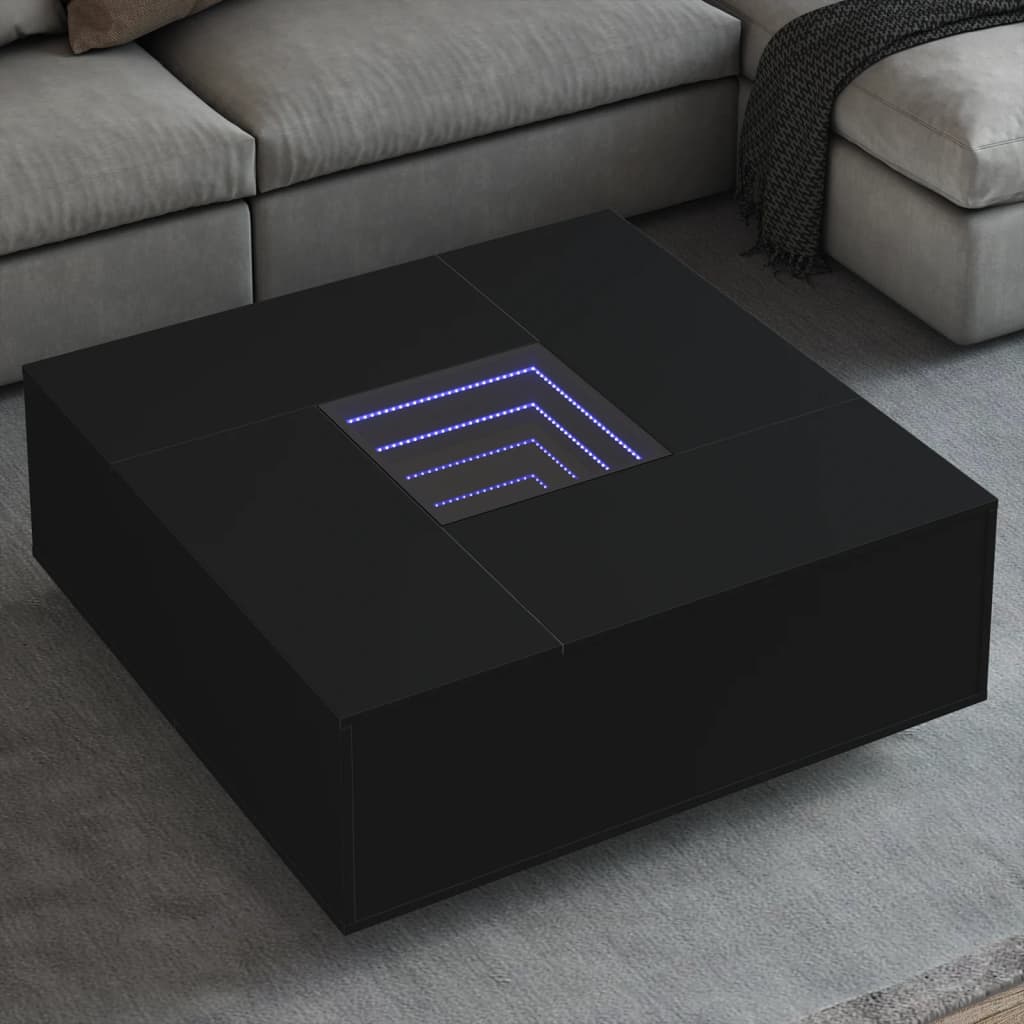 Salontafel Met Infinity Led Eiken