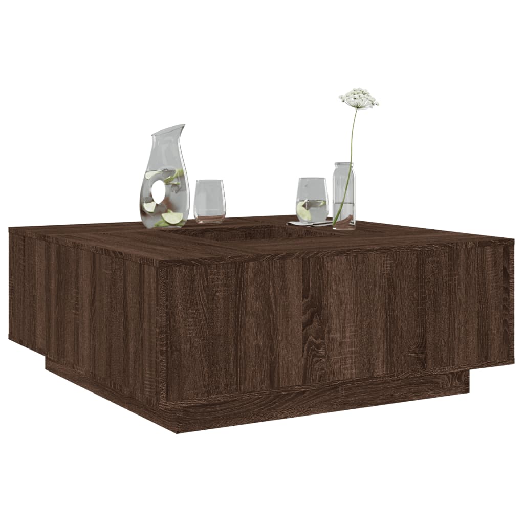 Salontafel 100X100X40 Cm Bewerkt Hout