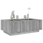 Salontafel Met Infinity Led Eiken