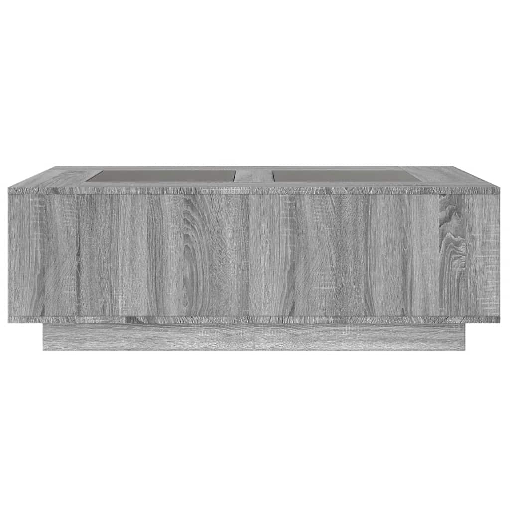 Salontafel Met Infinity Led Eiken