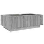 Salontafel Met Infinity Led Eiken