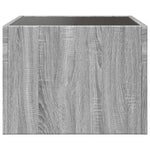 Nachtkastje Met Infinity Led 40X40X30 Cm Eiken