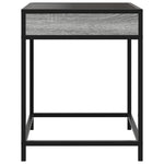 Nachtkastje Met Infinity Led 40X40X51 Cm Eiken