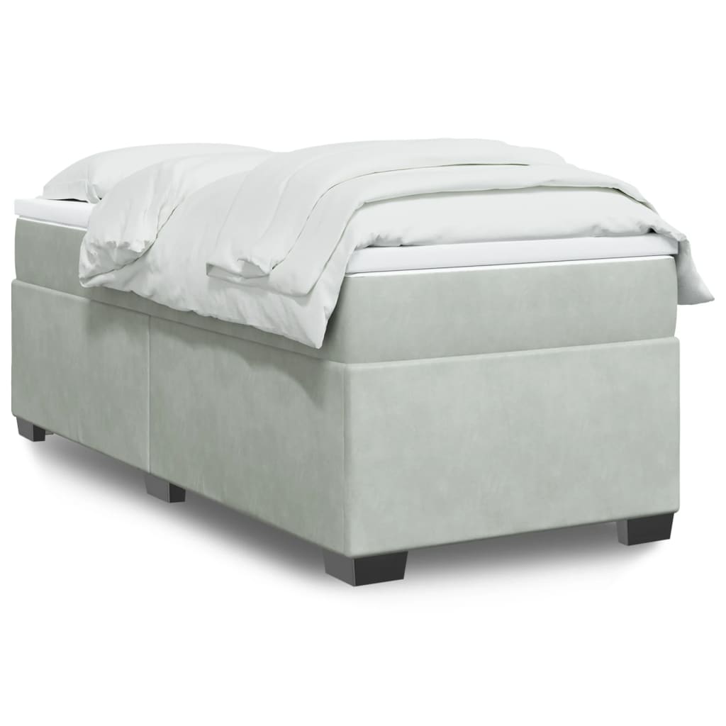Boxspring Met Matras Fluweel