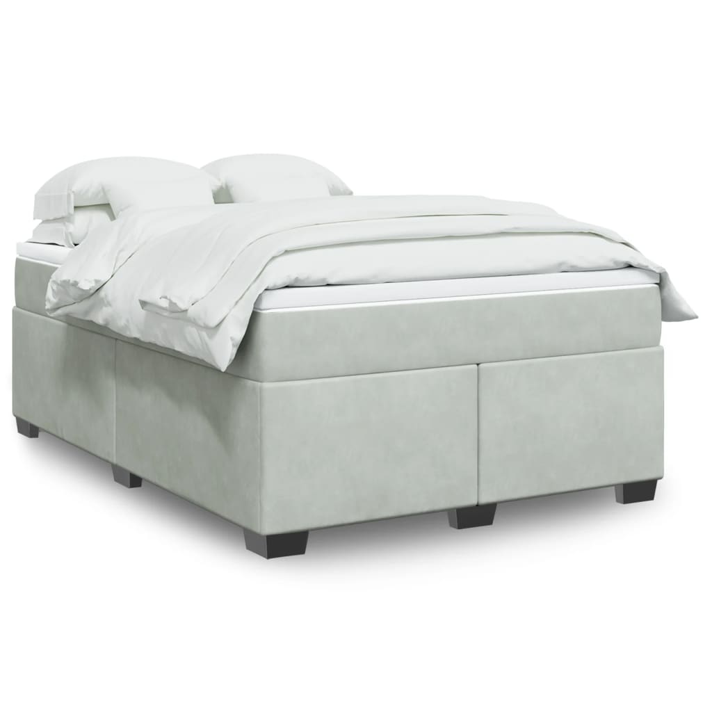 Boxspring Met Matras Fluweel