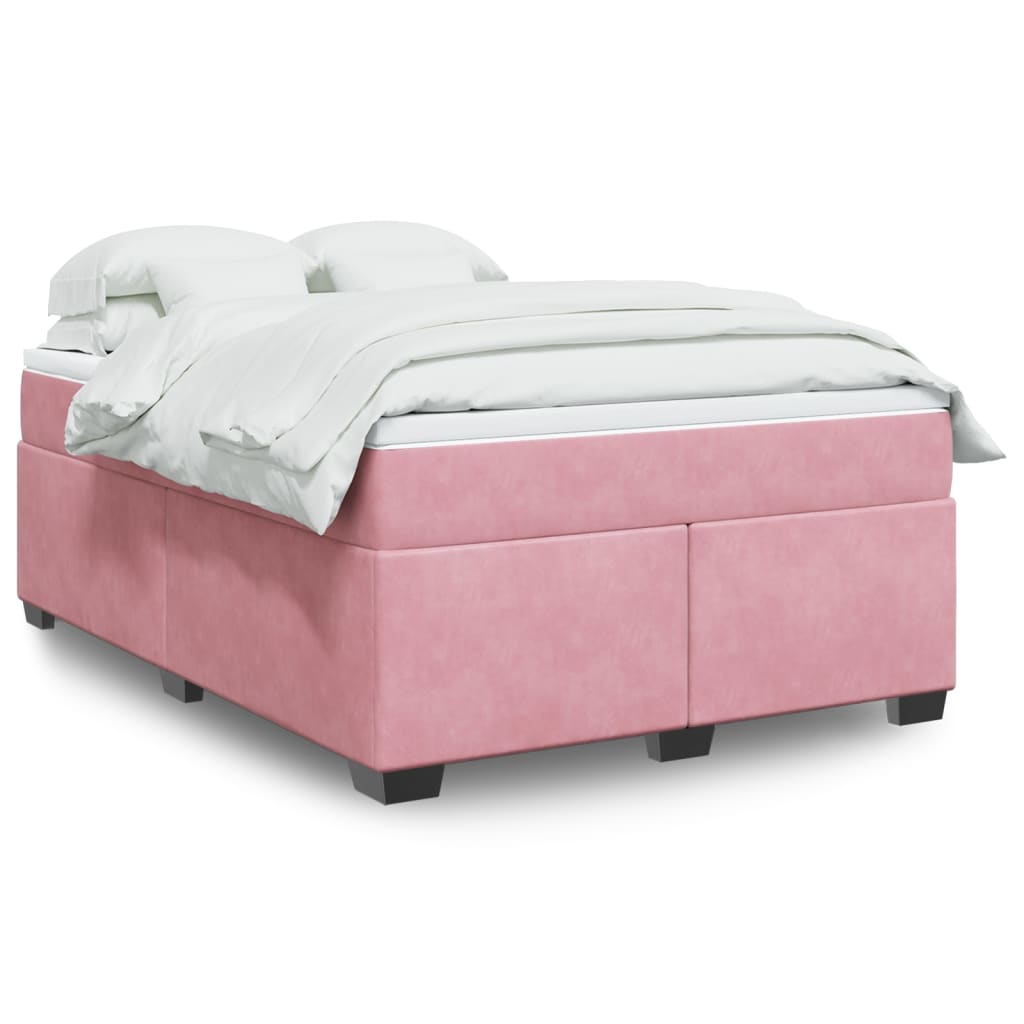 Boxspring Met Matras Fluweel
