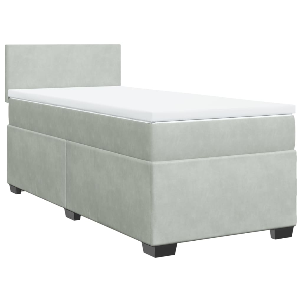 Boxspring Met Matras Fluweel
