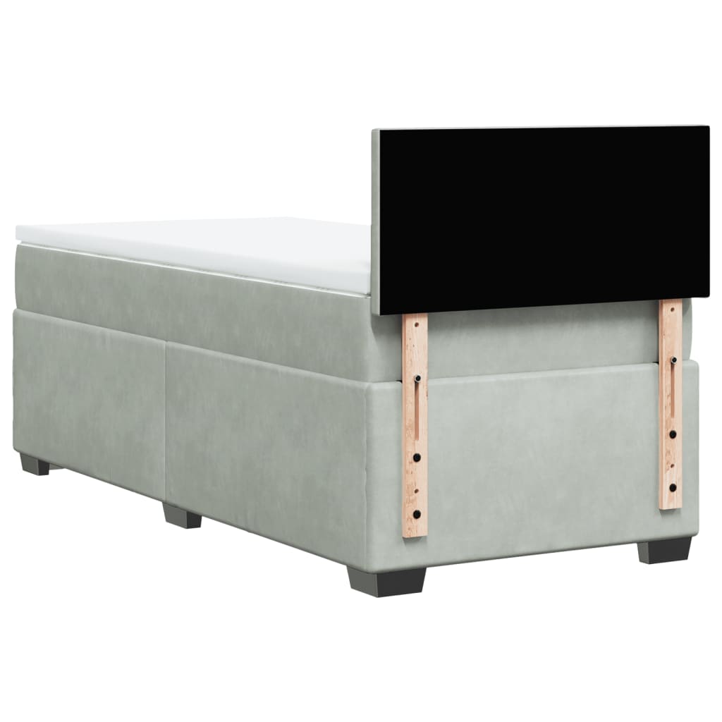 Boxspring Met Matras Fluweel