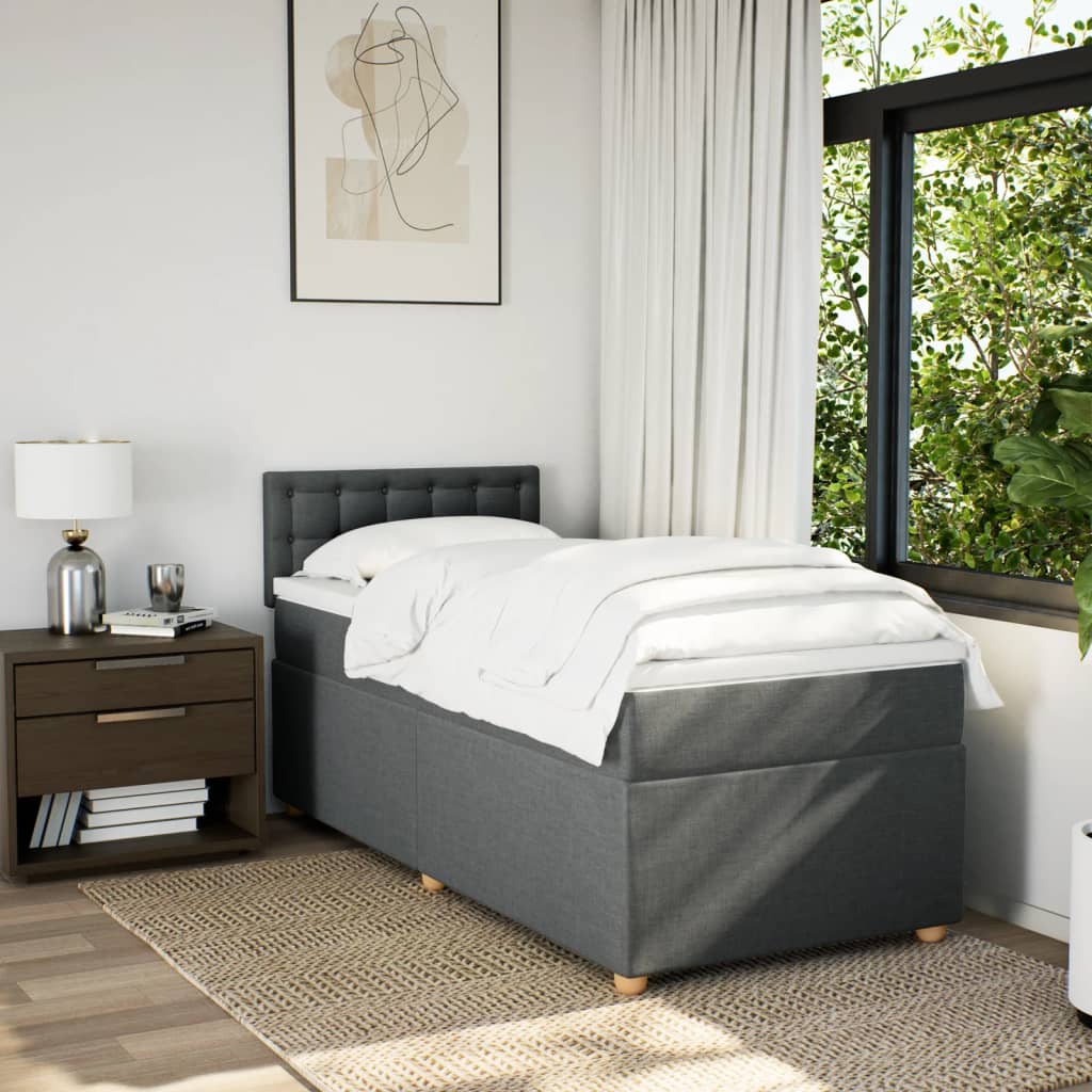 Boxspring Met Matras Stof Single