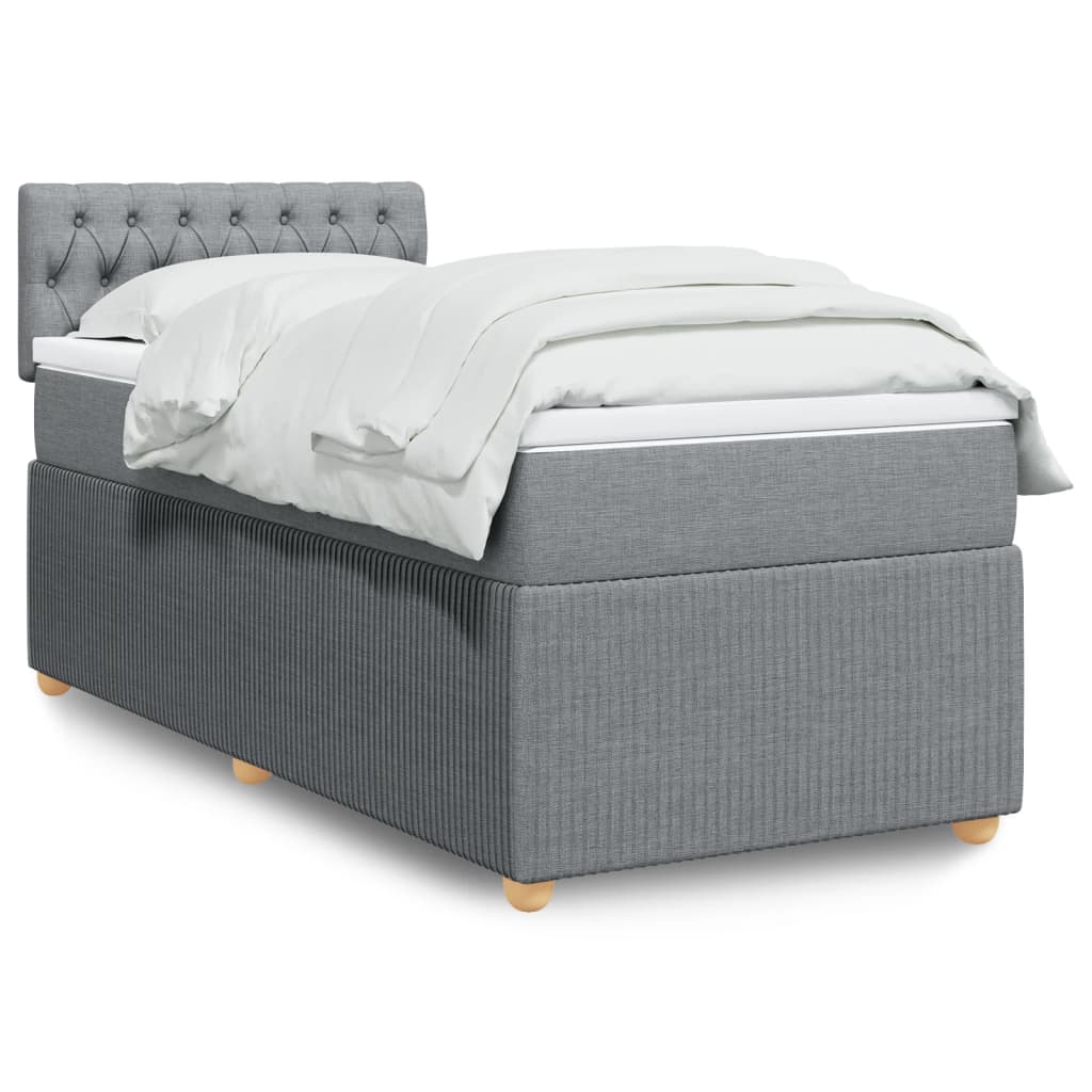 Boxspring Met Matras Stof Kleurig
