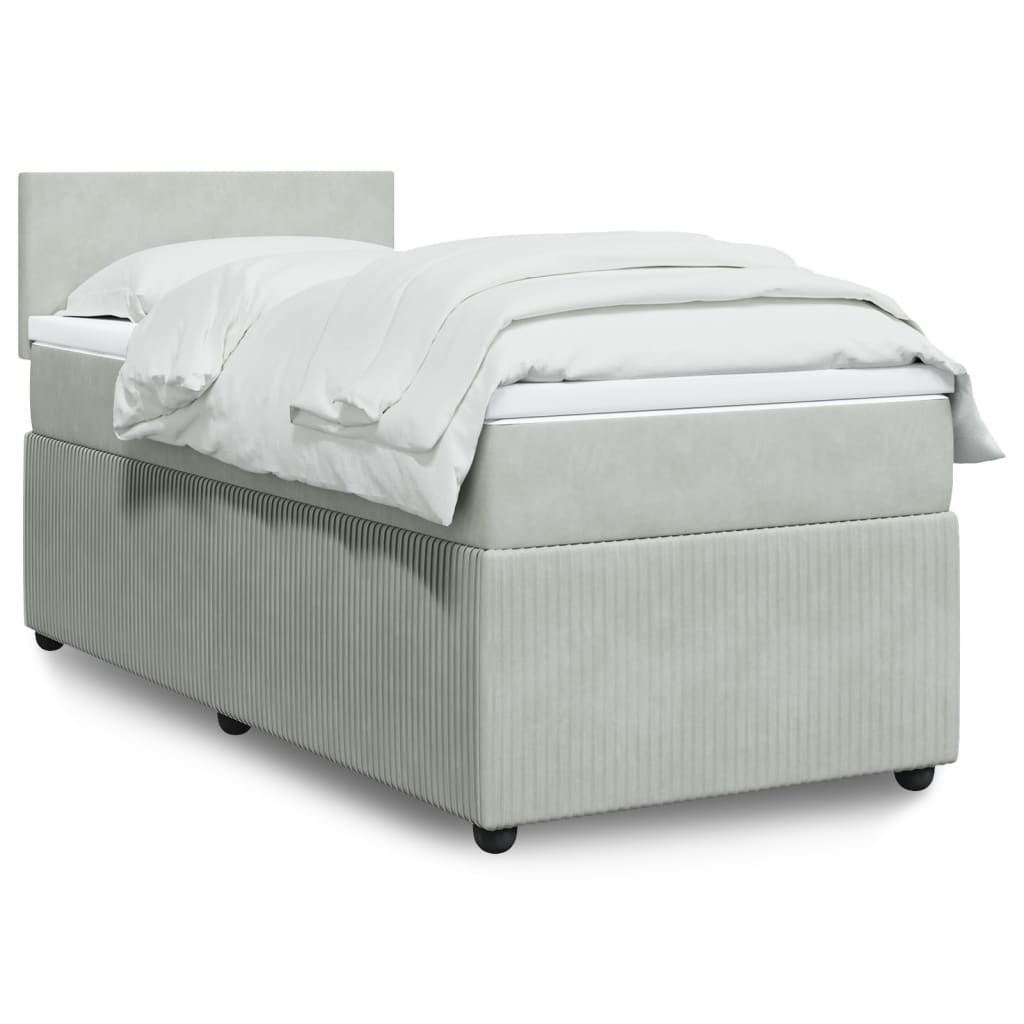 Boxspring Met Matras Fluweel