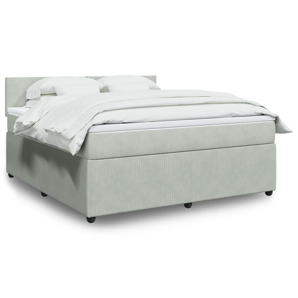 Boxspring Met Matras Fluweel