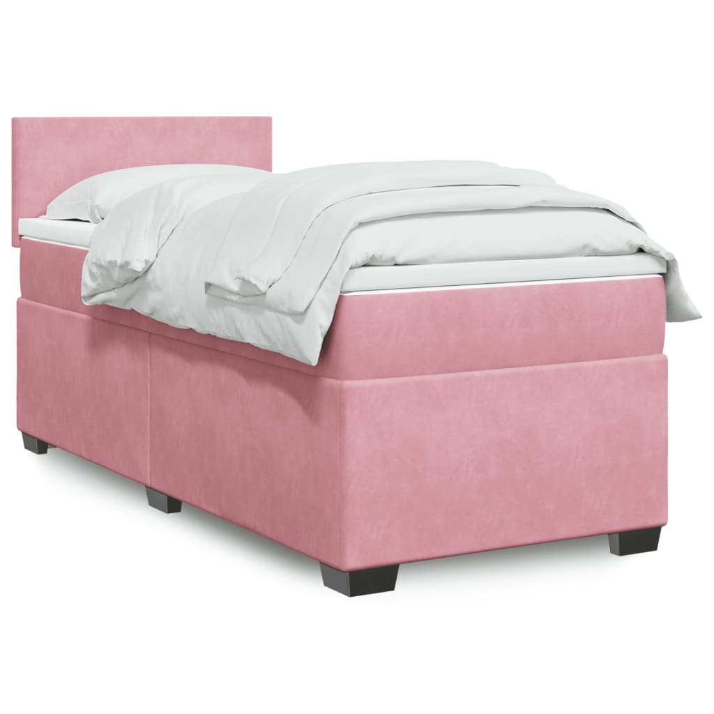 Boxspring Met Matras Fluweel