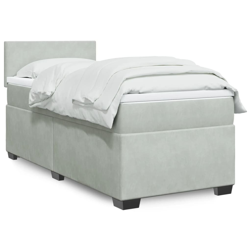 Boxspring Met Matras Fluweel