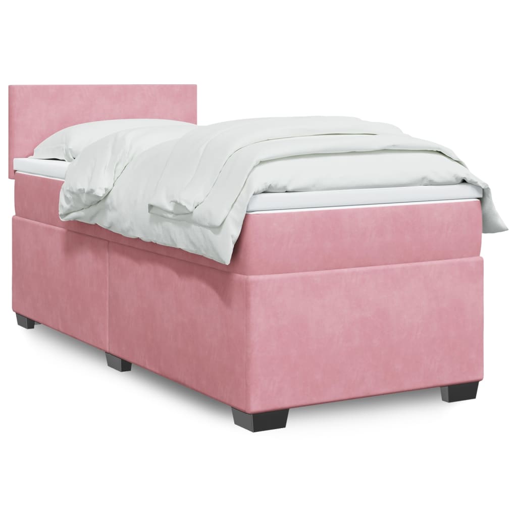 Boxspring Met Matras Fluweel