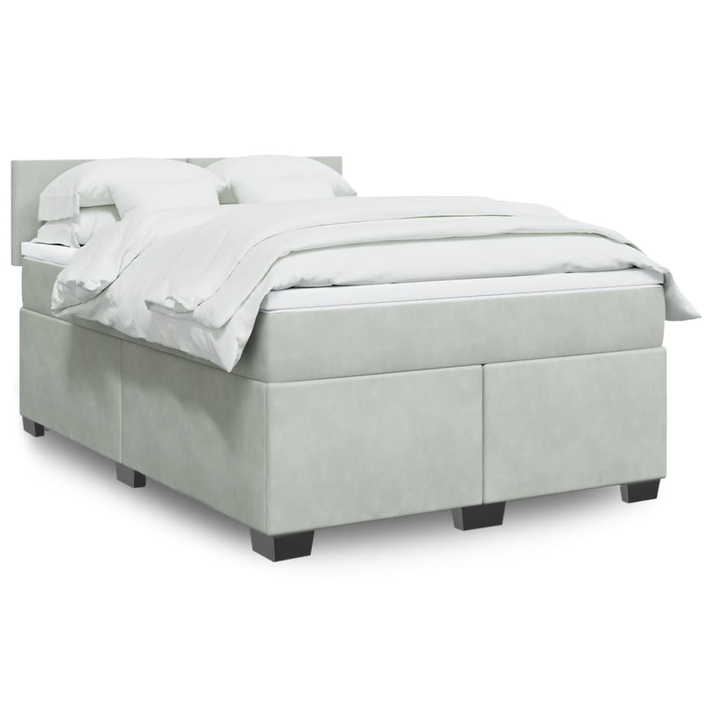 Boxspring Met Matras Fluweel