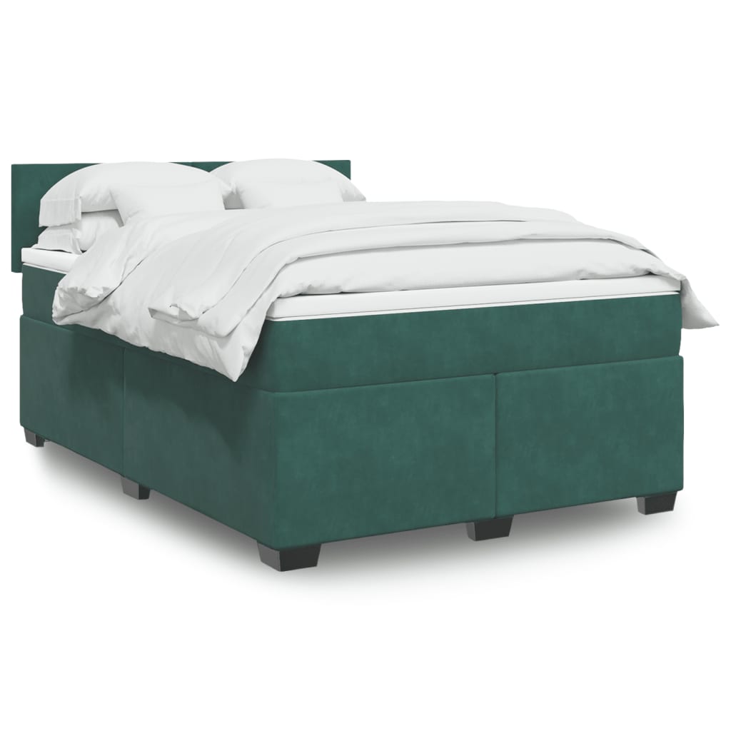 Boxspring Met Matras Fluweel
