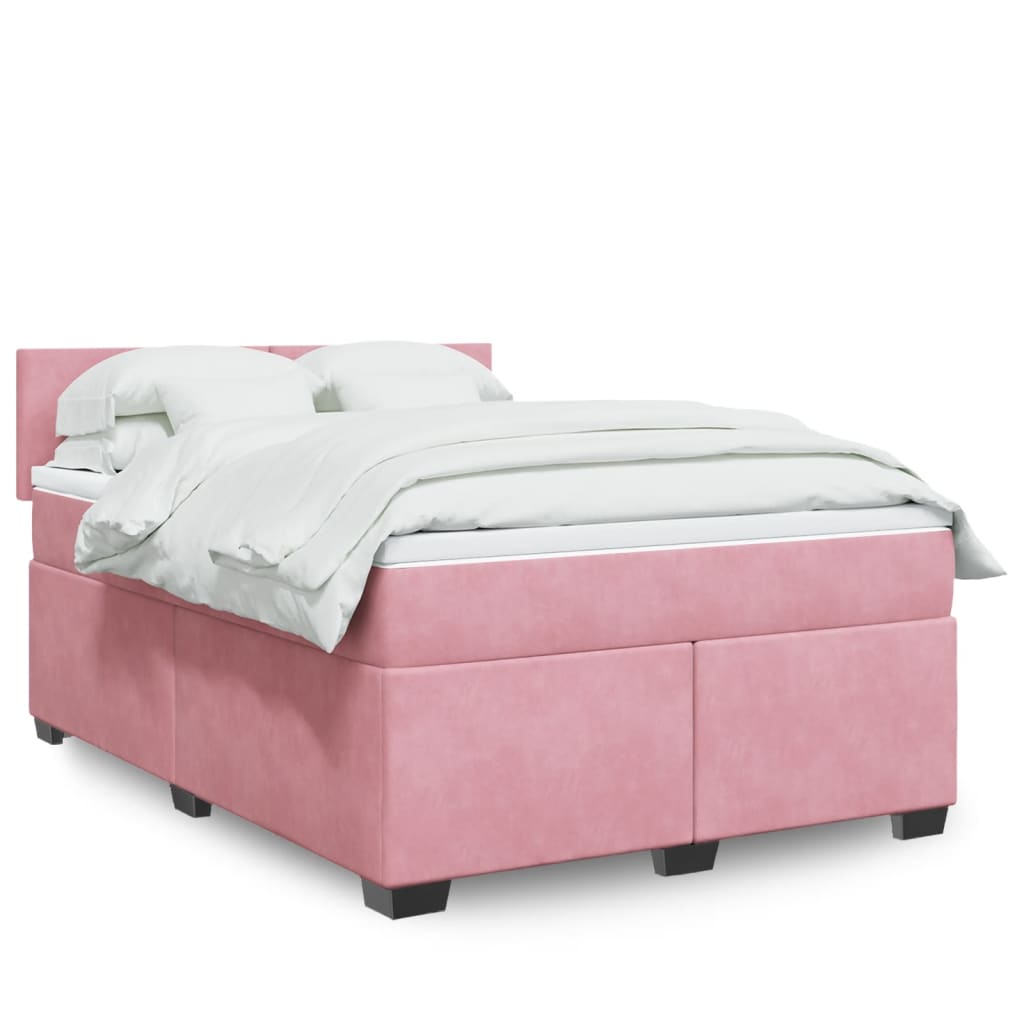 Boxspring Met Matras Fluweel