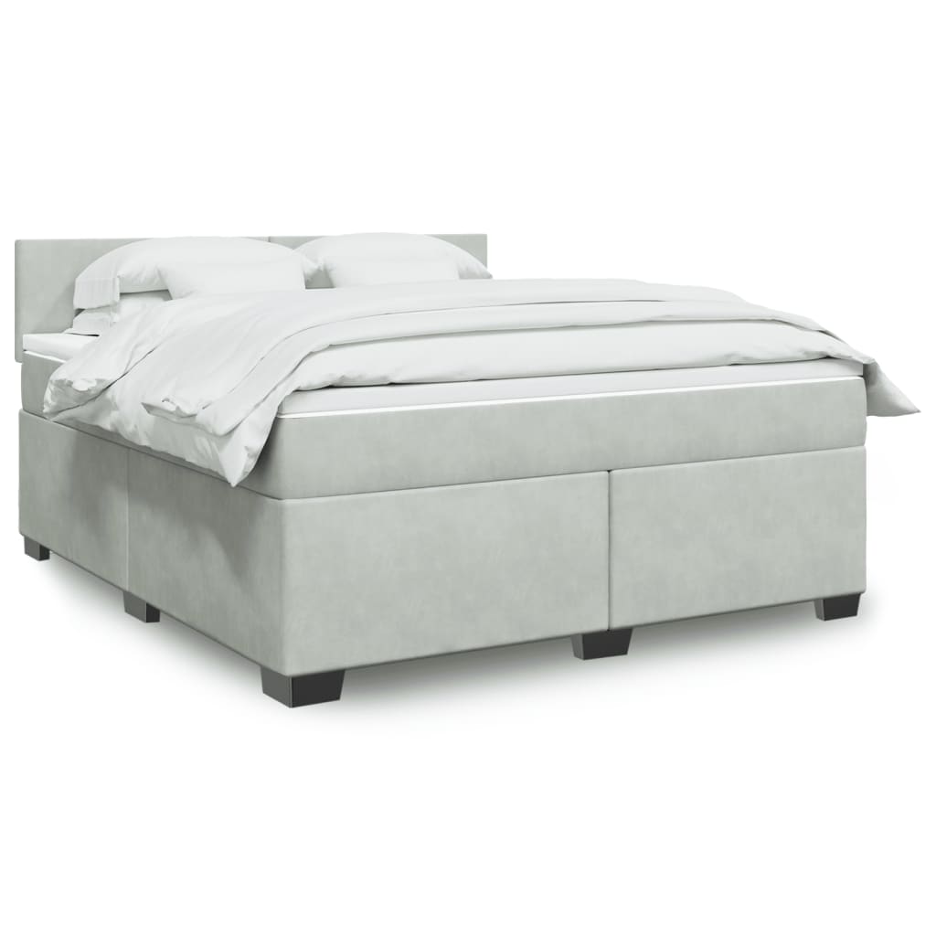 Boxspring Met Matras Fluweel