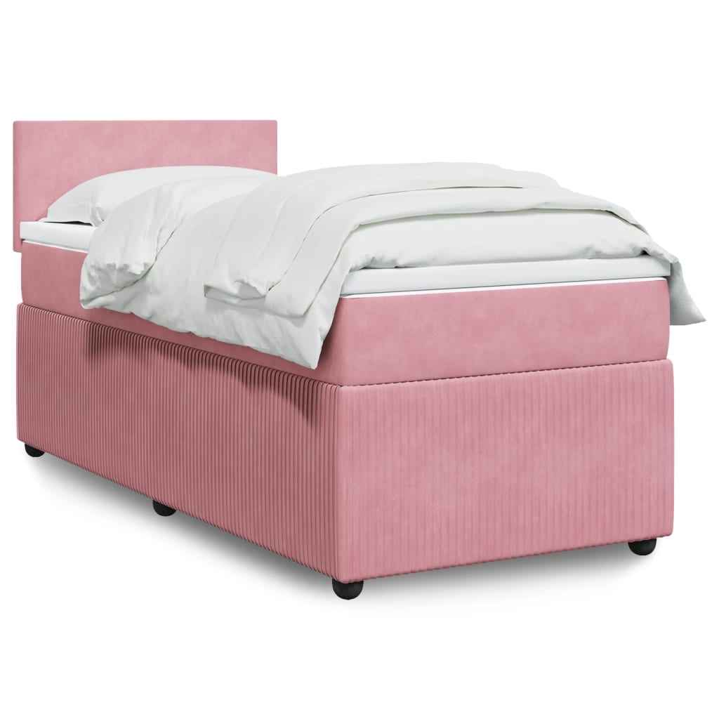 Boxspring Met Matras Fluweel