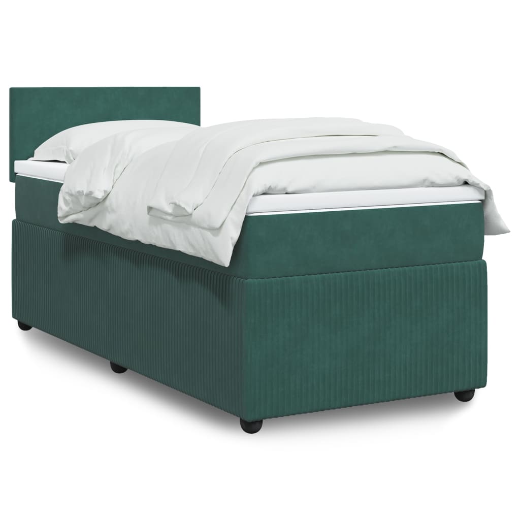 Boxspring Met Matras Fluweel