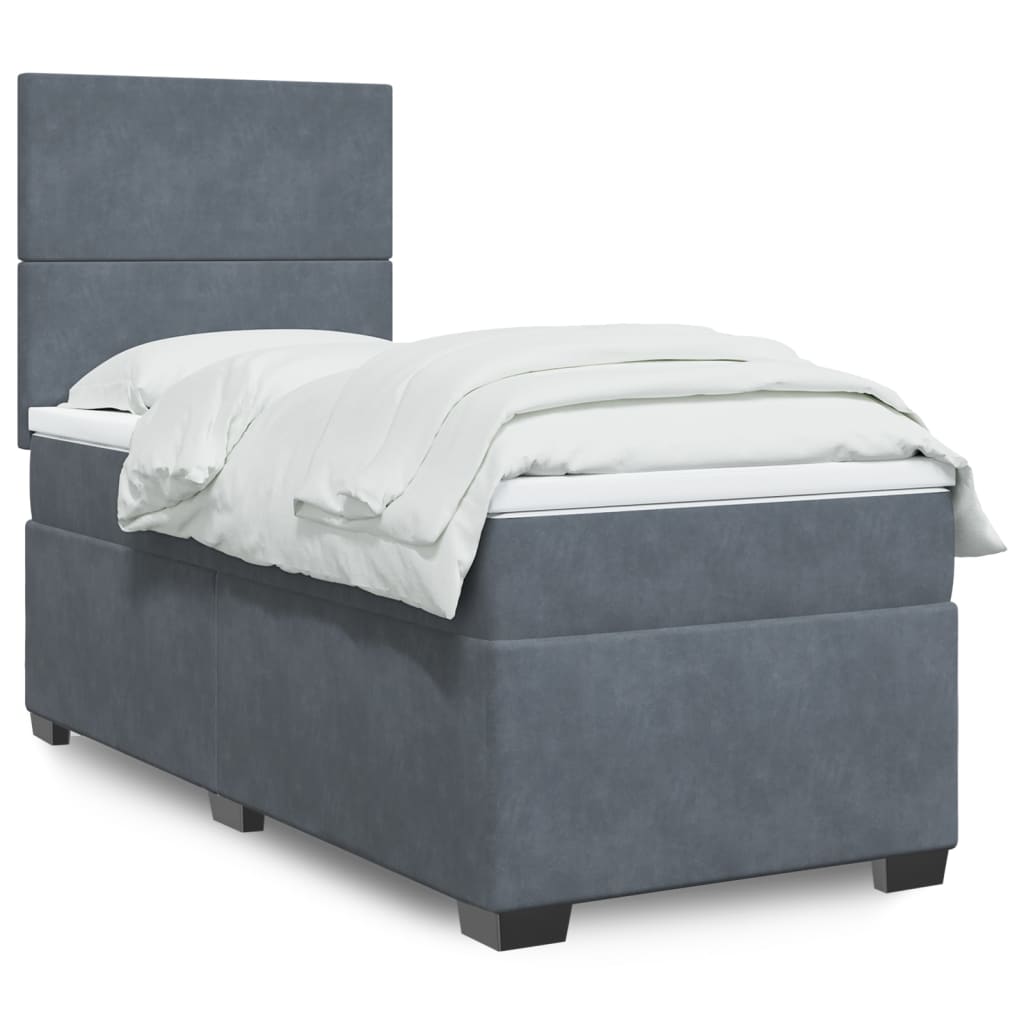 Boxspring Met Matras Fluweel