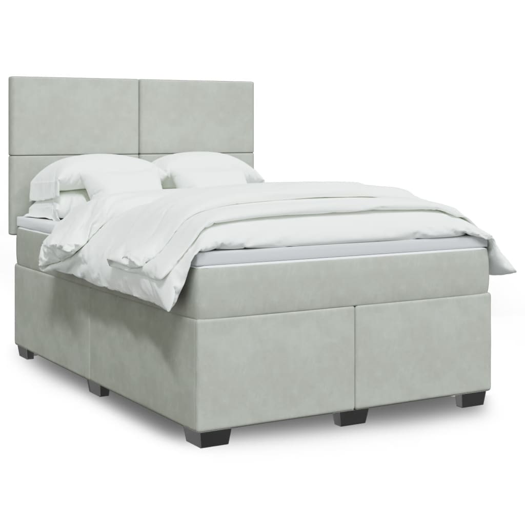 Boxspring Met Matras Fluweel