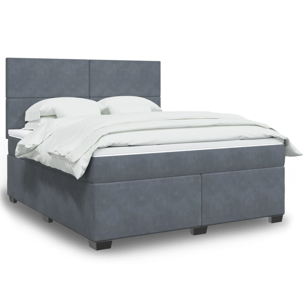 Boxspring Met Matras Fluweel