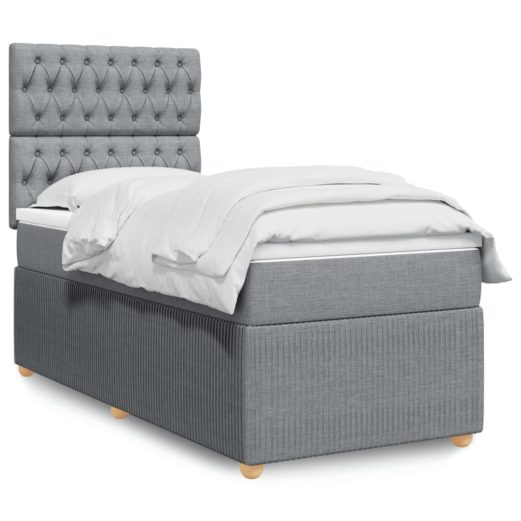 Boxspring Met Matras Stof Kleurig