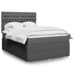 Boxspring Met Matras Stof Kleurig
