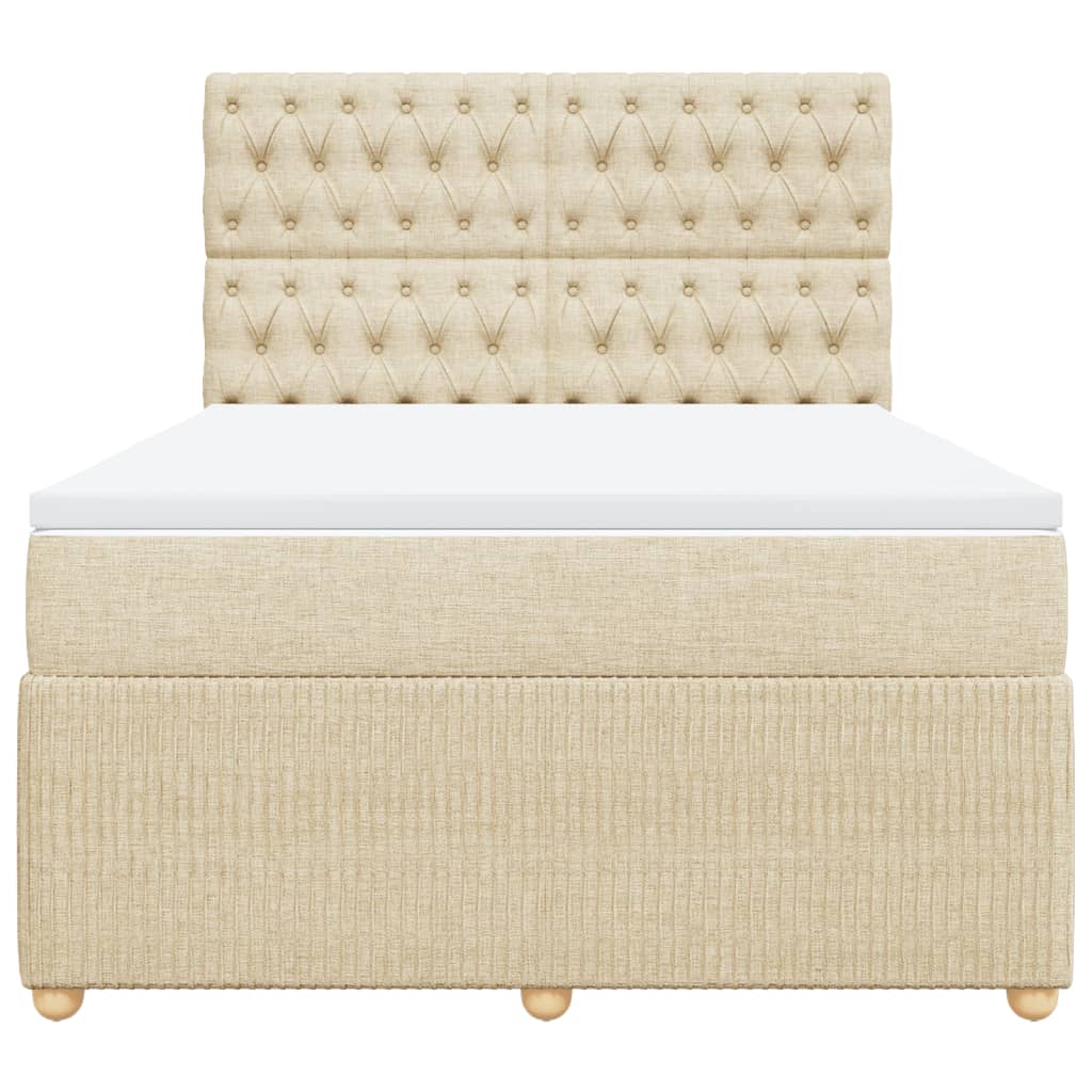 Boxspring Met Matras Stof Kleurig