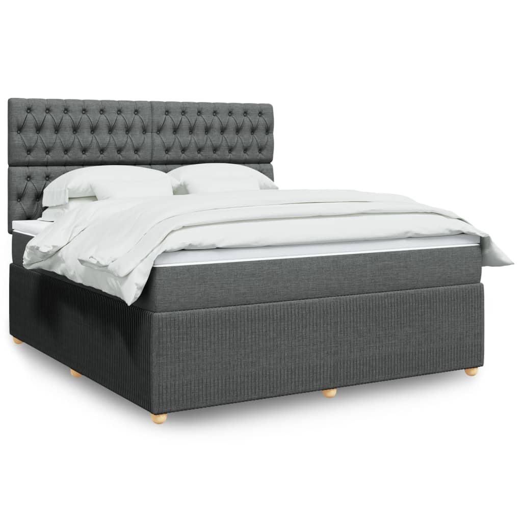 Boxspring Met Matras Stof Kleurig