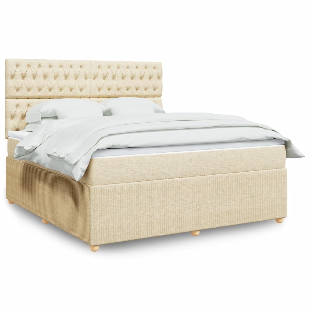 Boxspring Met Matras Stof Kleurig