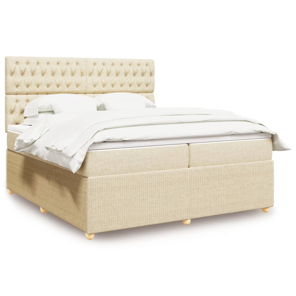 Boxspring Met Matras Stof Kleurig
