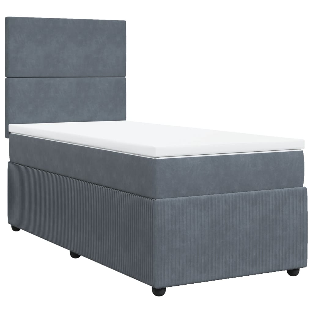 Boxspring Met Matras Fluweel