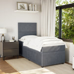 Boxspring Met Matras Fluweel