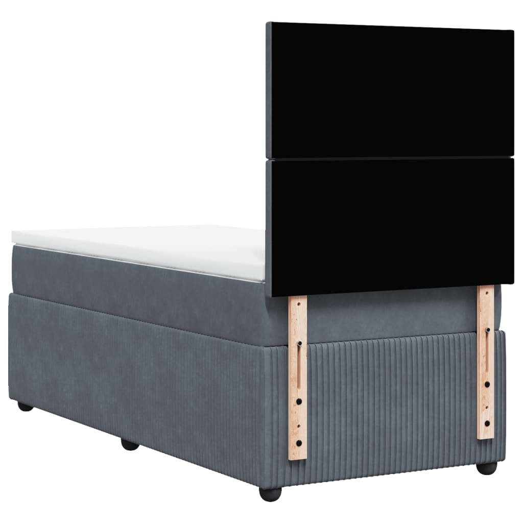 Boxspring Met Matras Fluweel